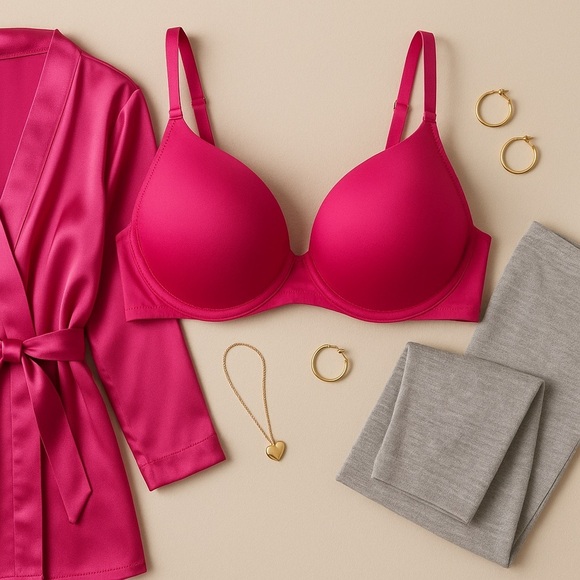 Victoria's Secret Other - Victoria Secrets PINK Padded contour convertible 2-way straps 36DD RN# 125288